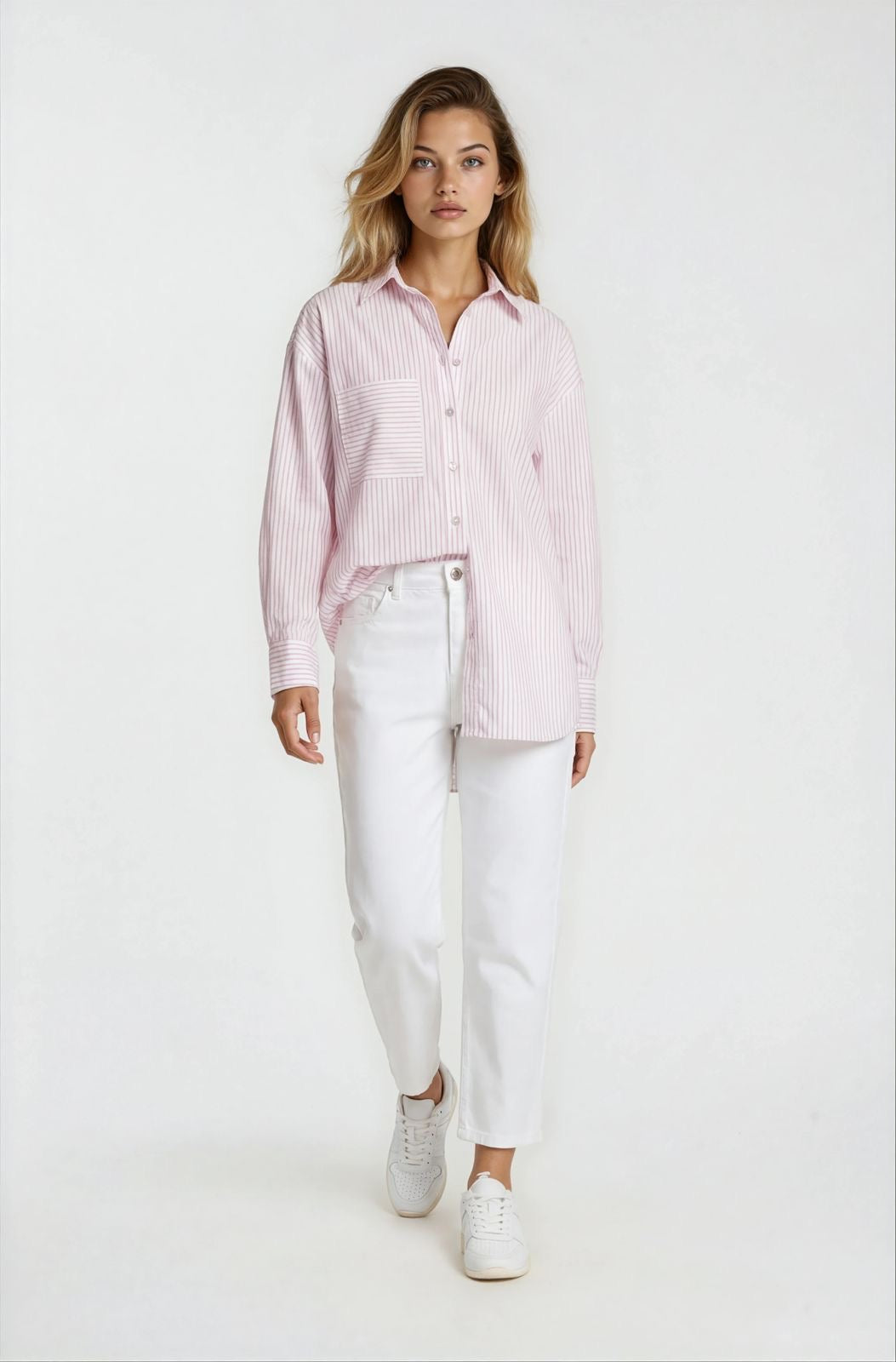 CAMISA SANTORINI RAYAS