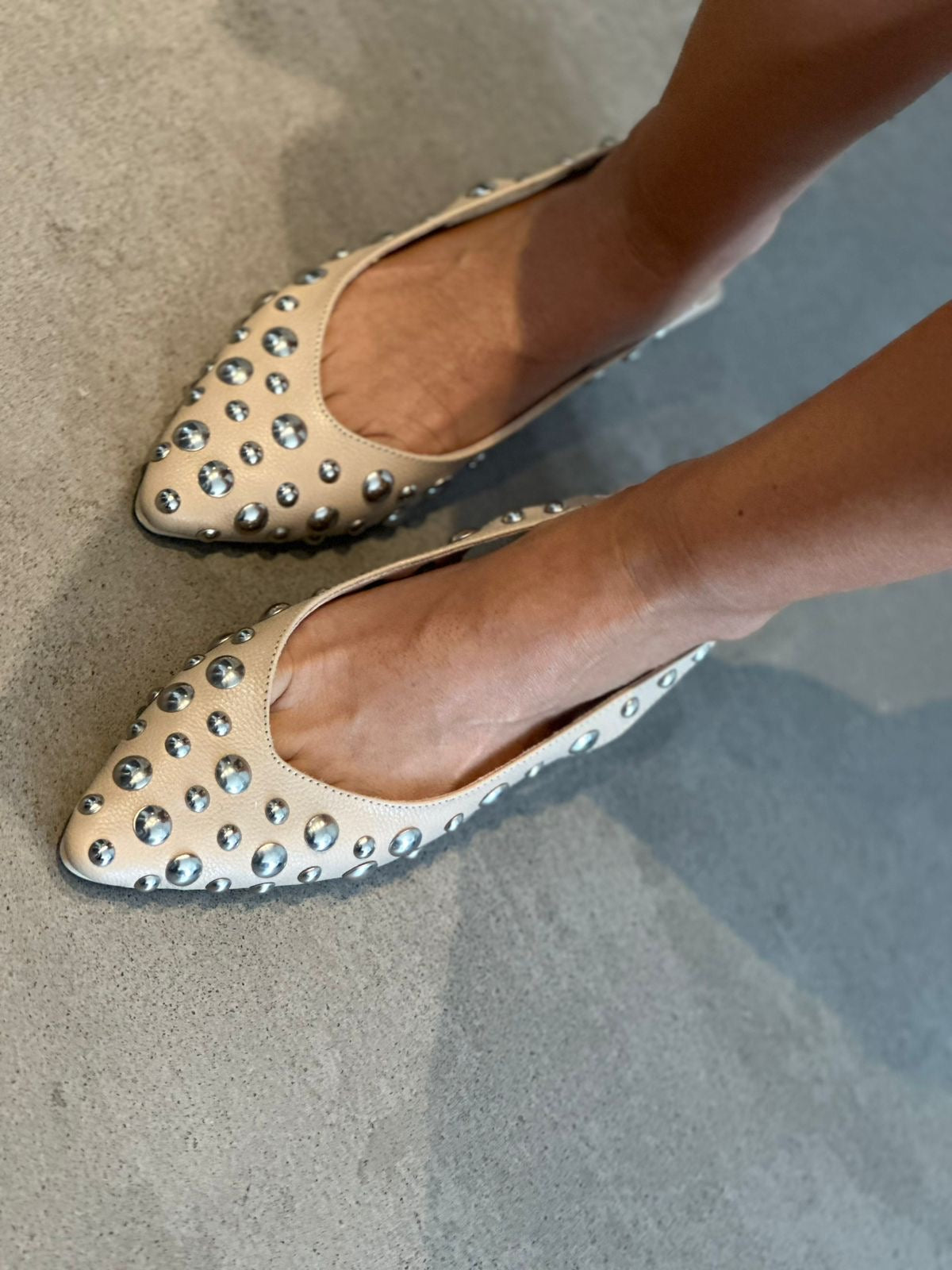 BALETAS TACHES BEIGE