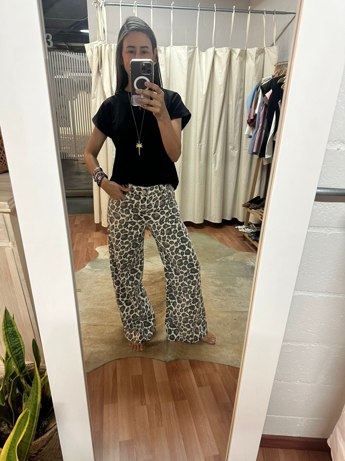 JEAN ANIMAL PRINT