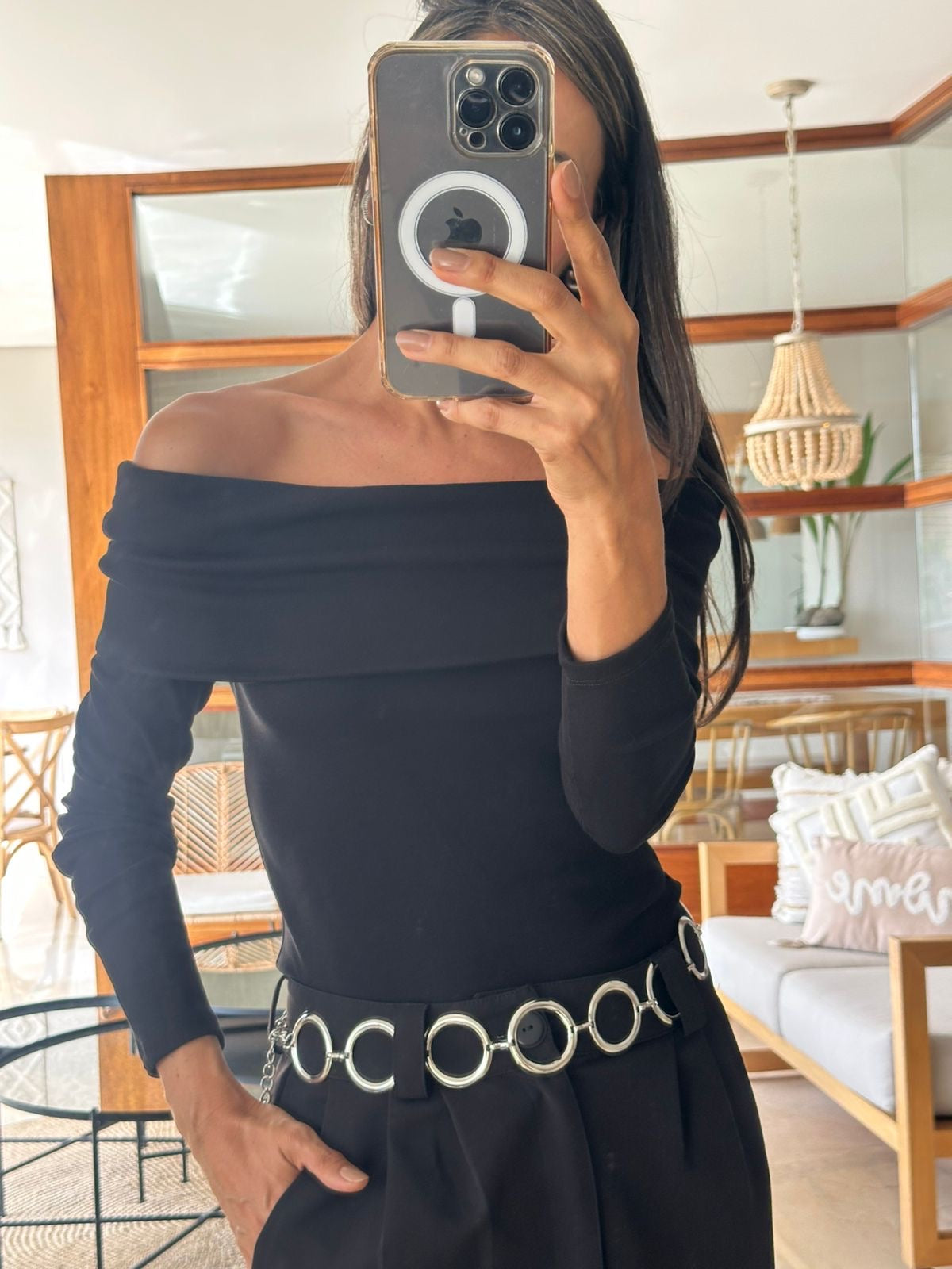 CAMISA LUNA MANGA LARGA