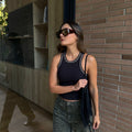 CAMISETA BÁSICA RIB APLIQUES