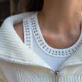 CAMISETA BÁSICA RIB APLIQUES