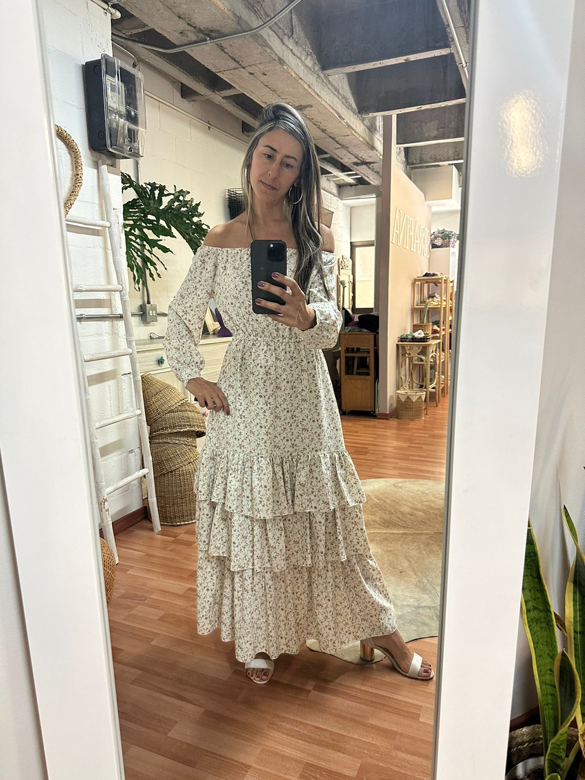 VESTIDO BOLEROS FLORES