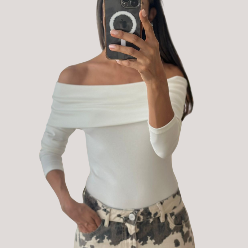 CAMISA LUNA MANGA LARGA