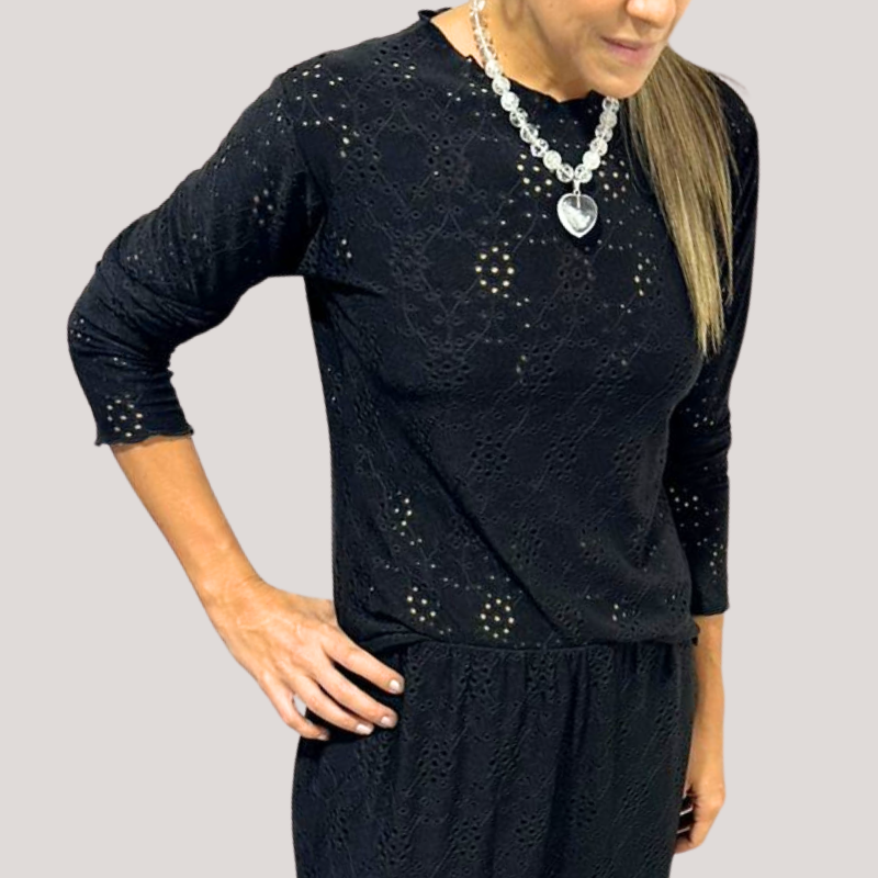 CAMISA MANGA LARGA OJALILLO