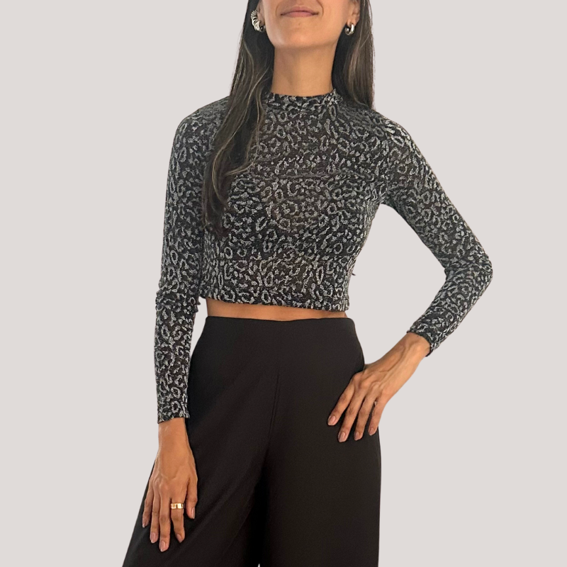 TOP ANIMAL PRINT BRILLO