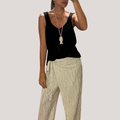 PANTALON TIPO PAREO JASPEADO