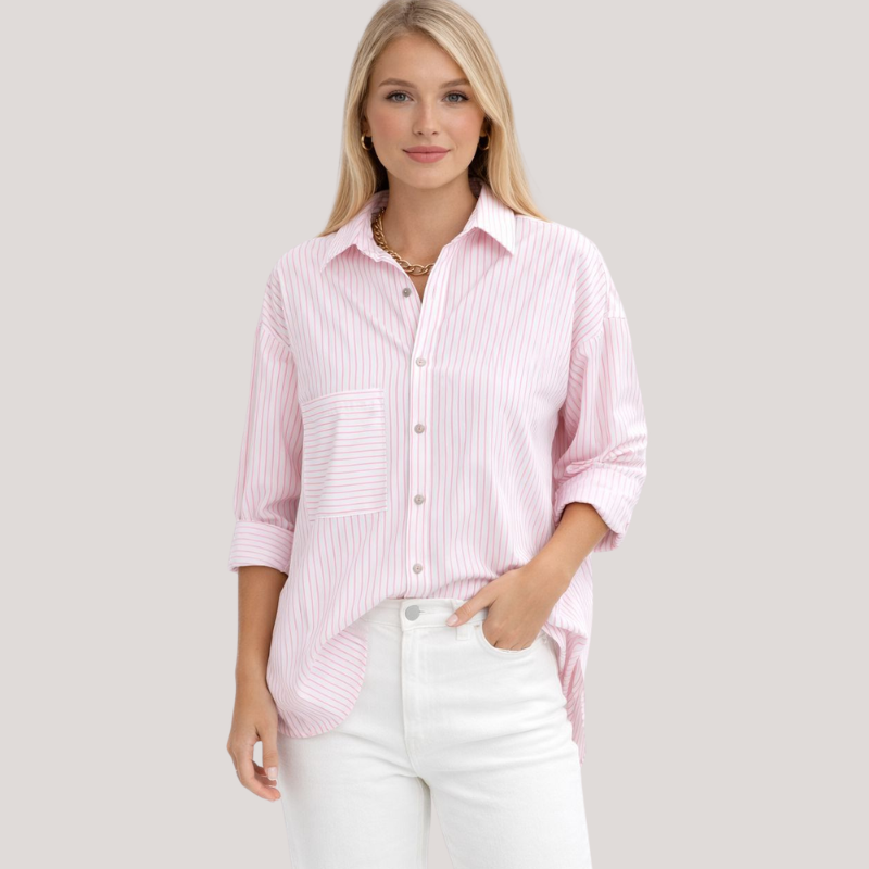 CAMISA SANTORINI RAYAS